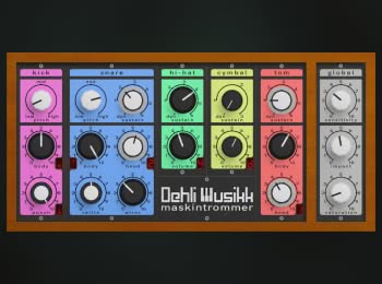 MaskinTrommer user interface